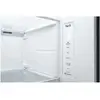 Side by side LG GSLV50PZXM, 635 l, Clasa F, No Frost, Door Cooling, LinearCooling, Compresor Linear Inverter, Dispenser, Smart Diagnosis, Argintiu