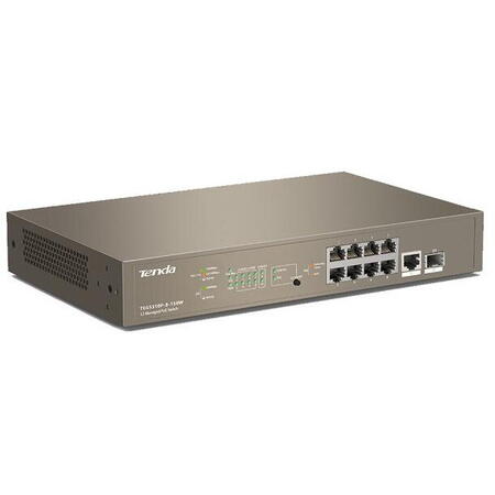 Switch TEG5310P-8-150W, 10 porturi, PoE