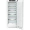 Congelator Liebherr GNf 46Z05, 200 L, No Frost, Display LC monocrom tactil, Alarma usa, SuperFrost, 5 sertare, H 145.5 cm, Alb