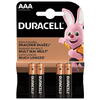 Duracell Baterii alcaline AAA, LR03, 4 buc