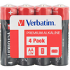 VERBATIM Baterii Alkaline, AA, 4 buc