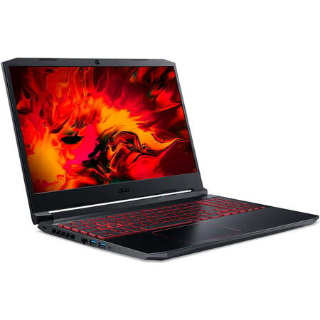 Laptop Gaming Acer Nitro 5 AN515-57 cu procesor Intel® Core™ i7-11800H, 15.6" Full HD, 144Hz, 16GB, 1TB SSD, NVIDIA® GeForce RTX™ 3060, No OS, Black