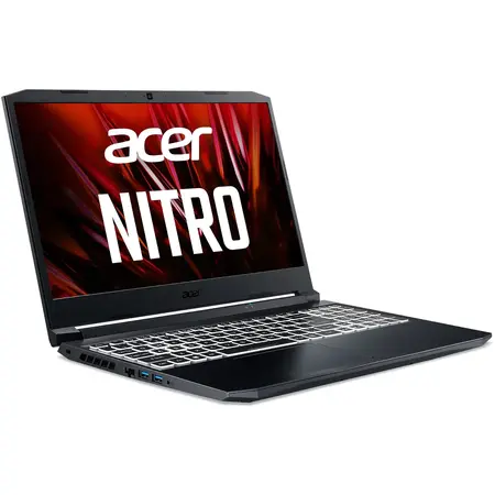 Laptop Gaming Acer Nitro 5 AN515-45 cu procesor AMD Ryzen™ 7 5800H, 15.6", Full HD, 144Hz, 16GB, 1TB SSD, NVIDIA® GeForce RTX™ 3060, Windows 11 Home, Black