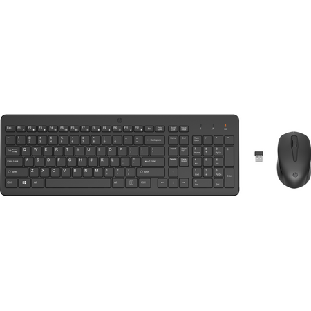 Kit tastatura + mouse wireless HP 330, Negru