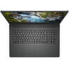 Laptop Dell Precision 7760, Intel Core i9-11950H, 17.3inch, RAM 64GB, SSD 2TB, nVidia RTX A4000 8GB, 5G, Windows 11 Pro, Grey