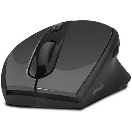Mouse SpeedLink AXON, wireless, max. 1.600 DPI, 5 butoane, nano USB, optic, Negru