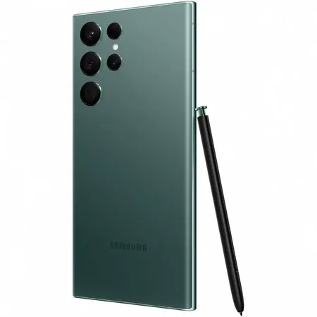 Telefon mobil Samsung Galaxy S22 Ultra, Dual SIM, 256GB, 12GB RAM, 5G, Green