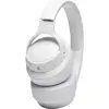 Casti audio wireless over-ear JBL Tune 710BT, Bluetooth, Baterie 50H, Pure Bass Sound, Microfon, Alb