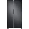 Side By side Samsung RS66A8101B1/EF, 652 l, Full No Frost, Twin Cooling Plus, Conversie Smart 5 in 1, SpaceMax, Compresor Digital Inverter, Clasa E, H 178 cm, Dark Inox