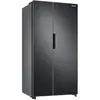 Side By side Samsung RS66A8101B1/EF, 652 l, Full No Frost, Twin Cooling Plus, Conversie Smart 5 in 1, SpaceMax, Compresor Digital Inverter, Clasa E, H 178 cm, Dark Inox