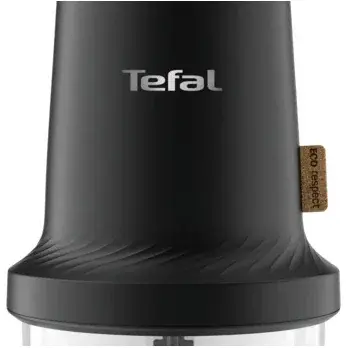 Tocator Tefal Eco respect MQ80E838, 500W, 3 functii, 2 lame, Capacitate 500ml, Negru