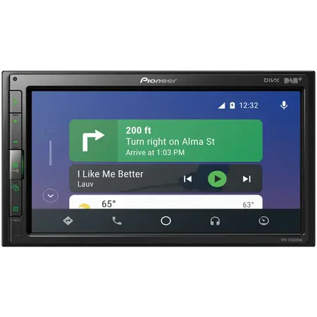 Multimedia player auto Pioneer SPH-EVO62DAB-208, dedicat Peugeot 208 / 2008 (model an: 2012 - 2019), DAB/DAB+, Bluetooth, Spotify, Android Auto, Apple CArPlay, WebLink, USB