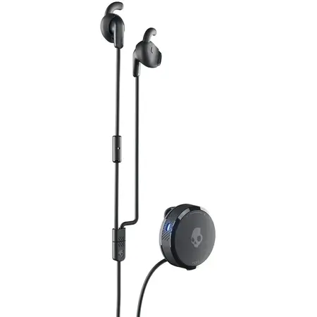 Casti Audio Sport In Ear Skullcandy Vert, Wireless, Bluetooth, Microfon, Autonomie 10 ore, Black Gray