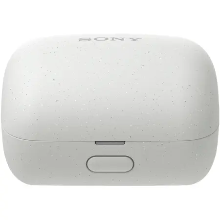 Casti In-Ear Sony Link Buds WF-L900W, True Wireless, Bluetooth, Microfon, Fast Pair, IPX4, Autonomie de pana la 17.5 ore, Alb