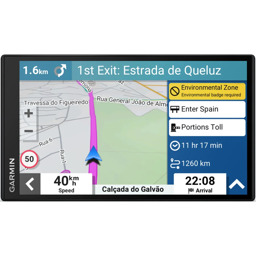Sistem de navigatie Garmin DriveSmart 76 EU MT-S with Amazon Alexa, GPS , ecran 7, Wi-Fi, Bluetooth
