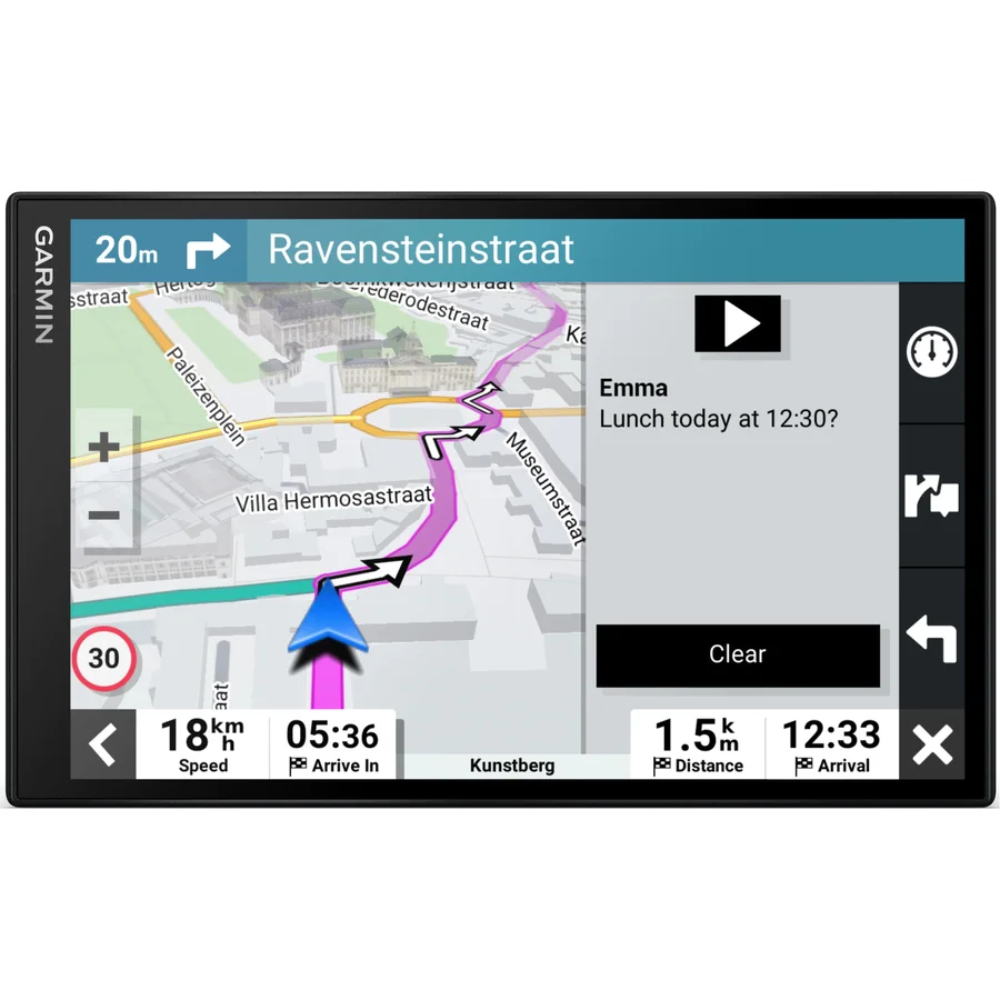 Sistem de navigatie Garmin DriveSmart 86 EU MT-D with Amazon Alexa, GPS , Dual-orientation display ,ecran 8, Wi-Fi, Bluetooth, Live traffic via digital traffic