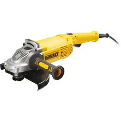 Polizor unghiular DeWALT DWE492, 2200 W, 6500 RPM, 230 mm diametru disc, M14 sistem prindere + aparatoare + maner lateral + cheie fixa + flansa interioara/exterioara