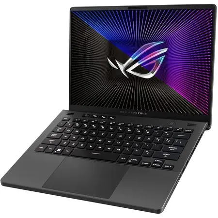 Laptop Gaming ASUS ROG Zephyrus G14 GA402RJ cu procesor AMD Ryzen 7 6800HS pana la 4.7GHz, 14" WUXGA, 16GB, SSD 512GB, AMD Radeon RX 6700S 8GB, Free Dos, Grey