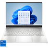 Laptop ultraportabil HP ENVY 14-eb1001nq cu procesor Intel® Core™ i7-11390H, 14", 2.2K, 16GB, 512GB SSD, NVIDIA® GeForce RTX™ 3050 4GB, Windows 11 Home, Natural Silver