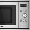 Daewoo Cuptor cu microunde incorporabil KOC-25X-1, 25 L, 900 W, 8 programe predefinite, Timer, Avertizare sonora, Inox