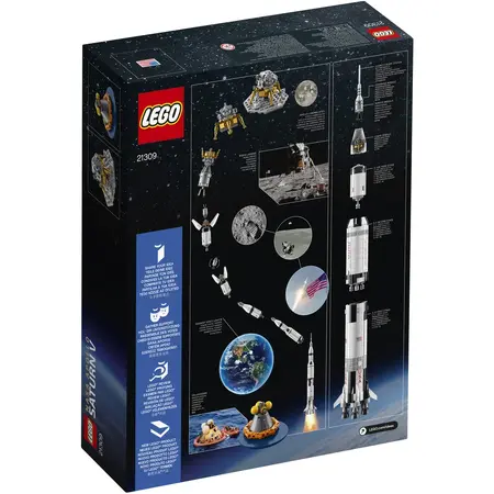 RACHETA APOLLO SATURN V NASA, LEGO 92176