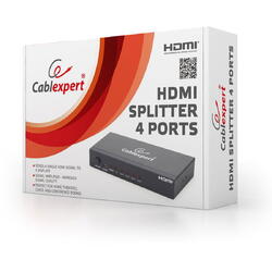 Gembird HDMI interface splitter, 4 ports, DSP-4PH4-02