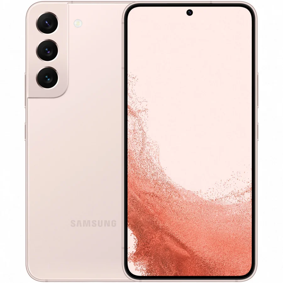 Telefon mobil Samsung Galaxy S22, Dual SIM, 256GB, 8GB RAM, 5G, Pink Gold