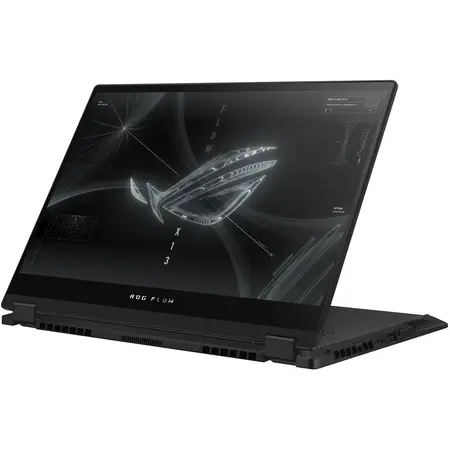 Laptop Gaming ASUS ROG Flow X13 cu procesor AMD Ryzen™ 9 6900HS, 13.4", UHD+, 32GB, 1TB SSD, NVIDIA® GeForce RTX™ 3050 Ti, Windows 11 Home, Off Black