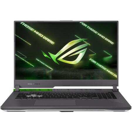 Laptop Gaming ASUS ROG Strix G17 G713RS cu procesor AMD Ryzen™ 9 6900HX, 17.3", Full HD, 32GB, 1TB SSD, NVIDIA® GeForce RTX™ 3080, Windows 11 Home, Volt Green