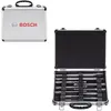 Set 11 accesorii Bosch SDS-PLUS, datla, burghie pentru beton + cutie depozitare