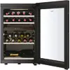 Racitor de vinuri HAIER HWS42GDAU1, 42 sticle, conectivitate WiFi, clasa G, LED, dual zone, usa reversibila, H 82 cm, negru