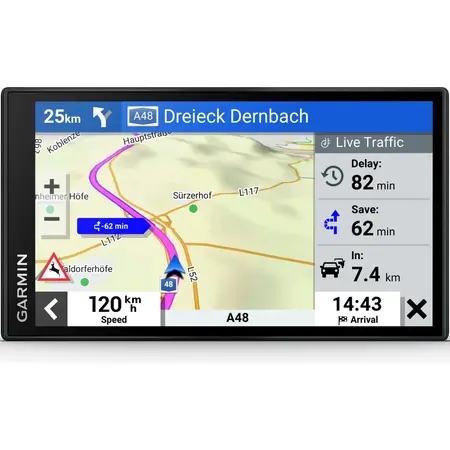 Sistem de navigatie Garmin DriveSmart 66 EU MT-S with Amazon Alexa, GPS , ecran 6", Wi-Fi, Bluetooth