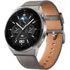 Ceas smartwatch Huawei Watch GT 3 PRO, Leather Strap, Gray