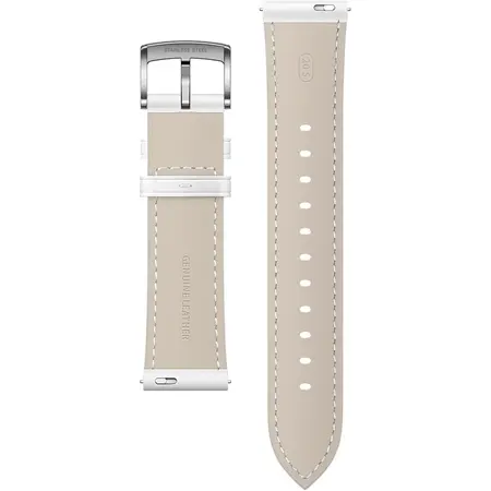 Ceas smartwatch Huawei Watch GT 3 PRO, Leather Strap, White