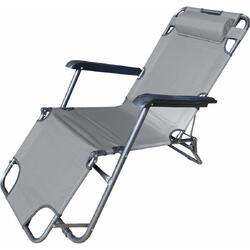 Heinner Sezlong DSZG001, Gri, 153x60x79 cm