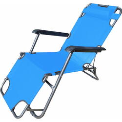 Heinner Sezlong DSZA004, albastru, 153x60x79 cm