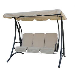 Heinner Balansoar STBL001, 3 locuri, 201x120x172, Crem