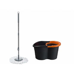 Vanora Set curatenie VN-PP-16BO mop rotativ si galeata, Negru, Jumbo Magic