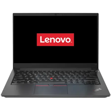 Laptop ultraportabil Lenovo ThinkPad E14 Gen 2 cu procesor Intel Core i5-1135G7, 14", Full HD, 16GB, 1TB SSD, Intel Iris Xe Graphics, No OS, Black