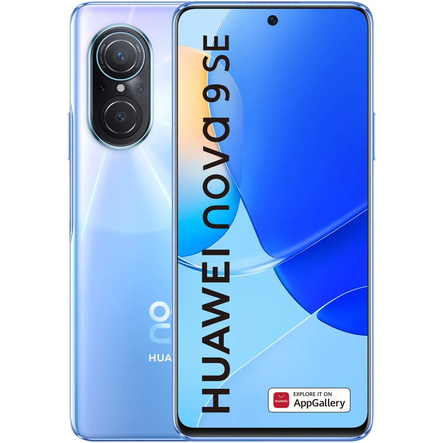 Telefon Mobil Huawei Nova 9 SE, Dual SIM, 8GB RAM, 128GB, 4G, Crystal Blue