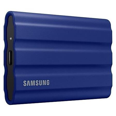 SSD Portabil Samsung T7 Shield, 2TB, USB-C 3.2, Blue