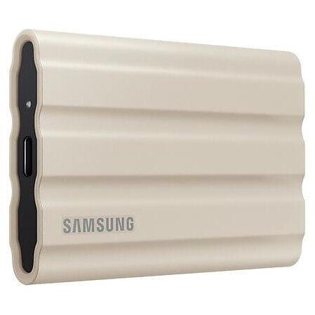 SSD Portabil Samsung T7 Shield, 1TB, USB-C 3.2, Beige