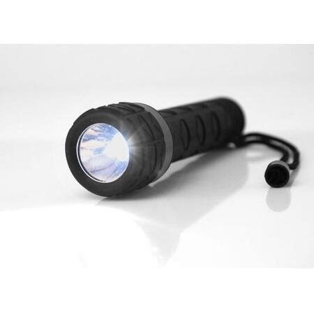 Lanterna din cauciuc cu LED-uri, Outdoor, rezistenta la apa, baterii 2xAA (nu sunt incluse)