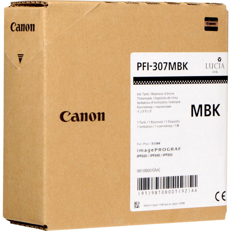 Cartus Canon PFI-307, Mat Black