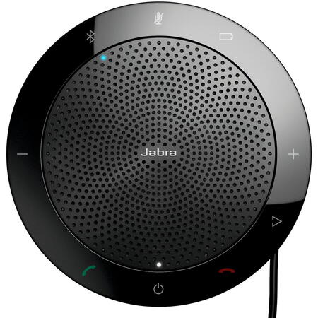 Jabra Speak 510 MS, Universală, Negru, 100 m, Butoane, Prin cablu & Wireless, USB/Bluetooth
