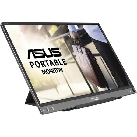Monitor Asus portabil MB16ACE, 15.6" FHD, 5ms, Silver-Black