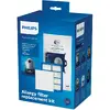 Kit aspirator Philips FC8060/01: 4 saci de praf S-bag, 1 filtru evacuare HEPA13, 1 filtru cu strat triplu, compatibil cu gamele Performer /Pro/Silent/Ultimate