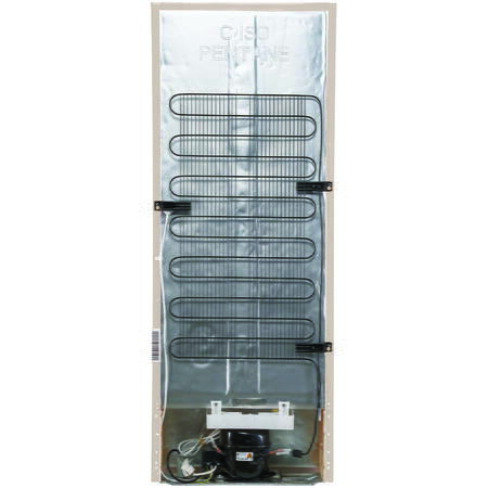 Frigider cu doua usi Fram FDD-VRL212BGF+, 212l, Clasa F, Lumina LED, Dezghetare automata frigider, H 144 cm, Crem