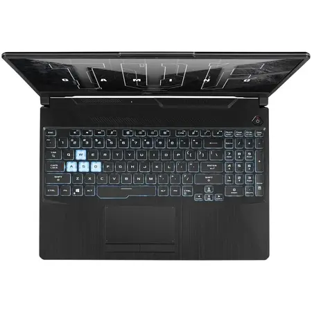 Laptop Gaming ASUS TUF F15 FX506HC cu procesor Intel® Core™ i7-11800H, 15.6", Full HD, 144Hz, 8GB, 1TB SSD, NVIDIA® GeForce RTX™ 3050 4GB, No OS, Graphite Black