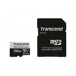 Card de memorie Transcend 256GB microSD w/ adapter UHS-I U3 A2